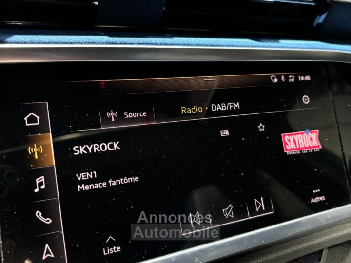 Audi RS Q3 sportback 25 tfsi 400 ch s tronic 7 exclusive toit ouvrant freins carbone ceramiques - 31