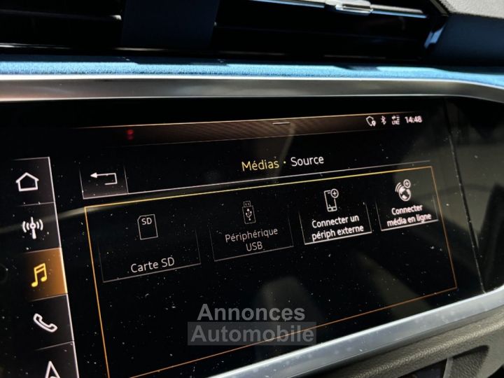 Audi RS Q3 sportback 25 tfsi 400 ch s tronic 7 exclusive toit ouvrant freins carbone ceramiques - 32