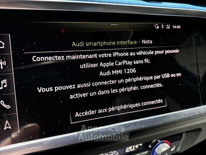 Audi RS Q3 sportback 25 tfsi 400 ch s tronic 7 exclusive toit ouvrant freins carbone ceramiques - 35