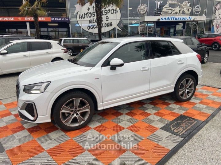 Audi Q2 30 TDI 116 S LINE Ext GPS Caméra Hayon Keyless JA 18" - 1