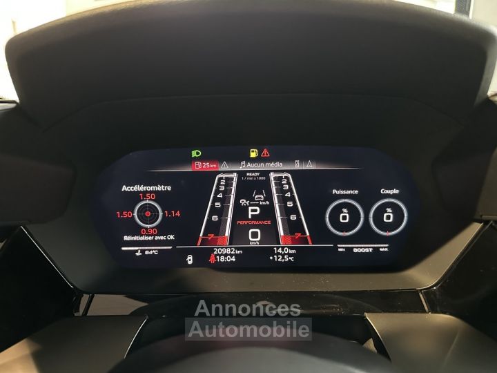 Audi RS3 SPORTBACK 25 TFSI 400 S tronic 7 Quattro PAS DE MALUS - 17