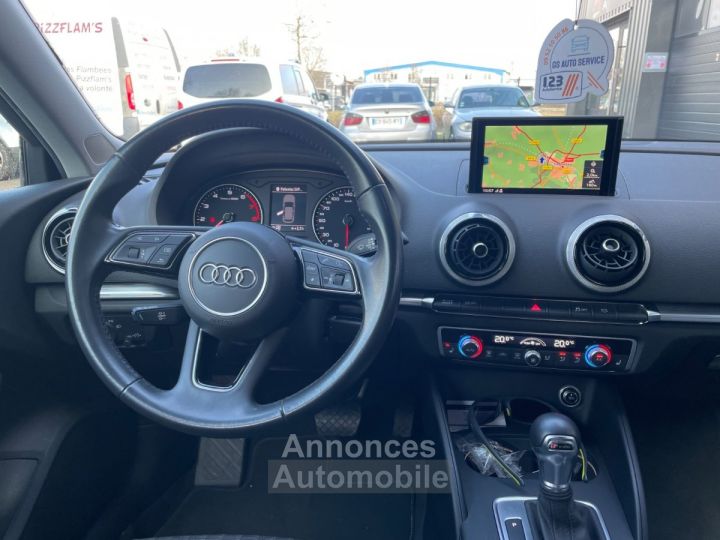 Audi A3 Sportback 20 tfsi 190 s tronic 7 quattro avec gps regulateur de vitesse climatisation auto sieges chauffant radar arriere - 11