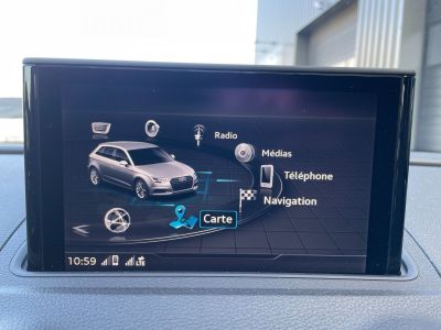 Audi A3 Sportback 20 tfsi 190 s tronic 7 quattro avec gps regulateur de vitesse climatisation auto sieges chauffant radar arriere   - 21