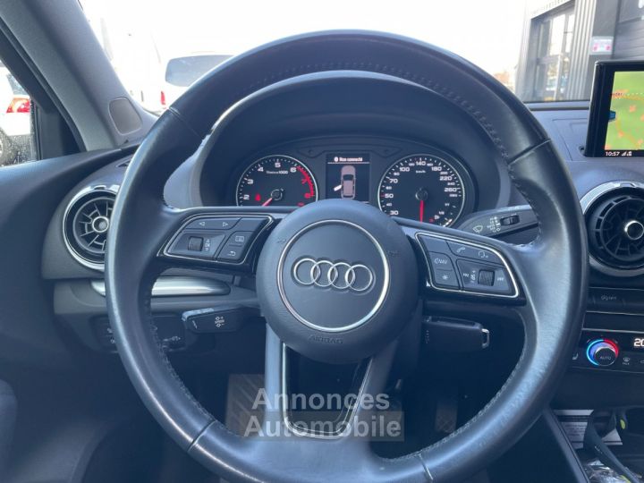 Audi A3 Sportback 20 tfsi 190 s tronic 7 quattro avec gps regulateur de vitesse climatisation auto sieges chauffant radar arriere - 22