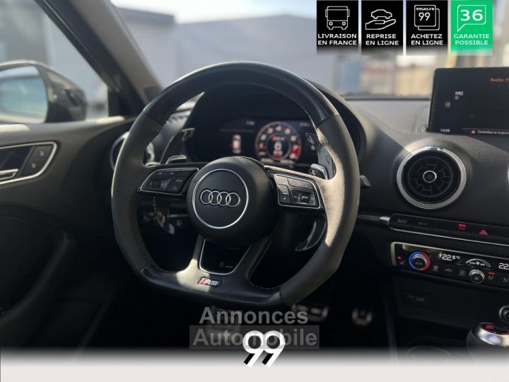 Audi RS3 SPORTBACK ABT Quattro 25 TFS 400 ch Freins céramique TP magnetic ride echappement sport rs LIVR - 24
