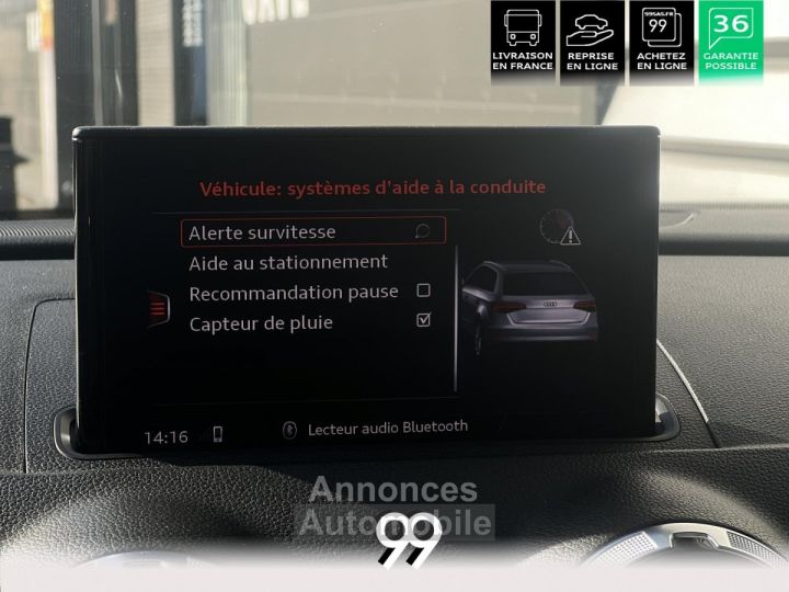 Audi RS3 SPORTBACK ABT Quattro 25 TFS 400 ch Freins céramique TP magnetic ride echappement sport rs LIVR - 35