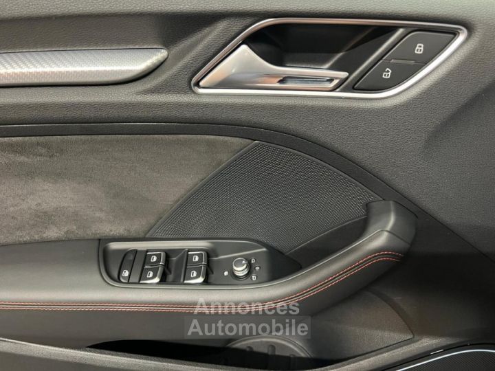 Audi RS3 SPORTBACK 8V 25 367ch - Peinture exclusive Panthère - Sieges et echap RS - Carnet complet - 28