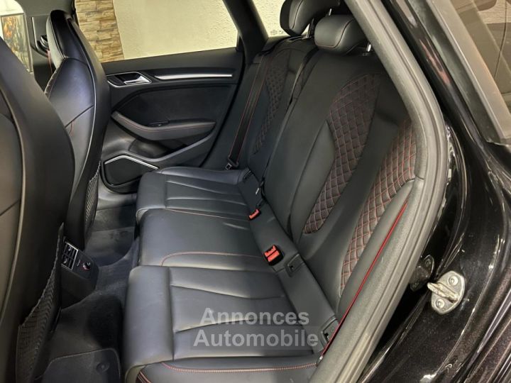 Audi RS3 SPORTBACK 8V 25 367ch - Peinture exclusive Panthère - Sieges et echap RS - Carnet complet - 29