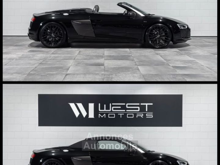 Audi R8 Spyder V10 52 540 – Française Carbone B&O Carplay Cam Recul Sièges élec Mémoire 1292EMOIS - 3