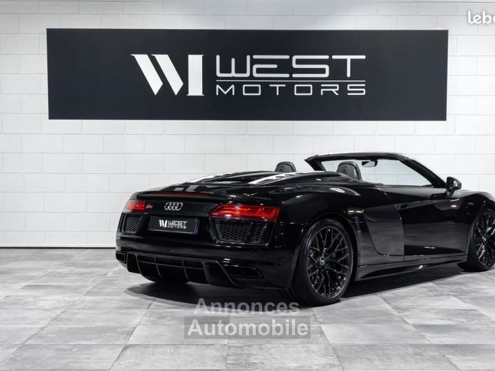 Audi R8 Spyder V10 52 540 – Française Carbone B&O Carplay Cam Recul Sièges élec Mémoire 1292EMOIS - 4