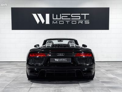 Audi R8 Spyder V10 52 540 – Française Carbone B&O Carplay Cam Recul Sièges élec Mémoire 1292EMOIS   - 5
