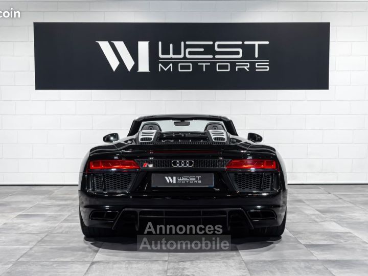 Audi R8 Spyder V10 52 540 – Française Carbone B&O Carplay Cam Recul Sièges élec Mémoire 1292EMOIS - 5