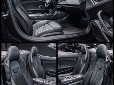 Audi R8 Spyder V10 52 540 – Française Carbone B&O Carplay Cam Recul Sièges élec Mémoire 1292EMOIS   - 8