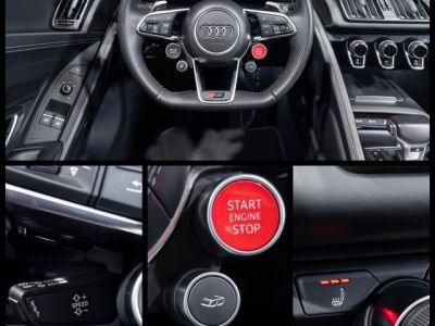Audi R8 Spyder V10 52 540 – Française Carbone B&O Carplay Cam Recul Sièges élec Mémoire 1292EMOIS   - 9