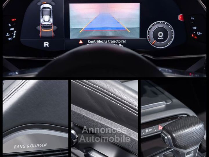 Audi R8 Spyder V10 52 540 – Française Carbone B&O Carplay Cam Recul Sièges élec Mémoire 1292EMOIS - 10