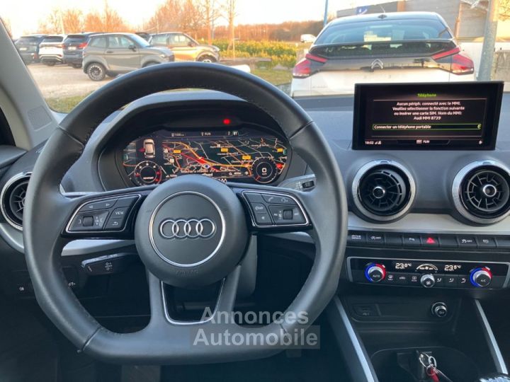 Audi Q2 30 TDI 116 S LINE Ext GPS Caméra Hayon Keyless JA 18" - 19