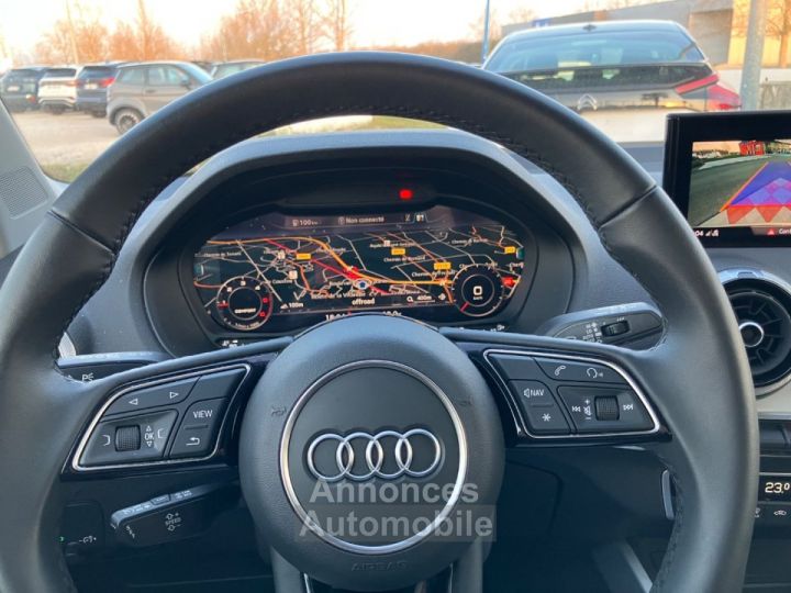 Audi Q2 30 TDI 116 S LINE Ext GPS Caméra Hayon Keyless JA 18" - 20