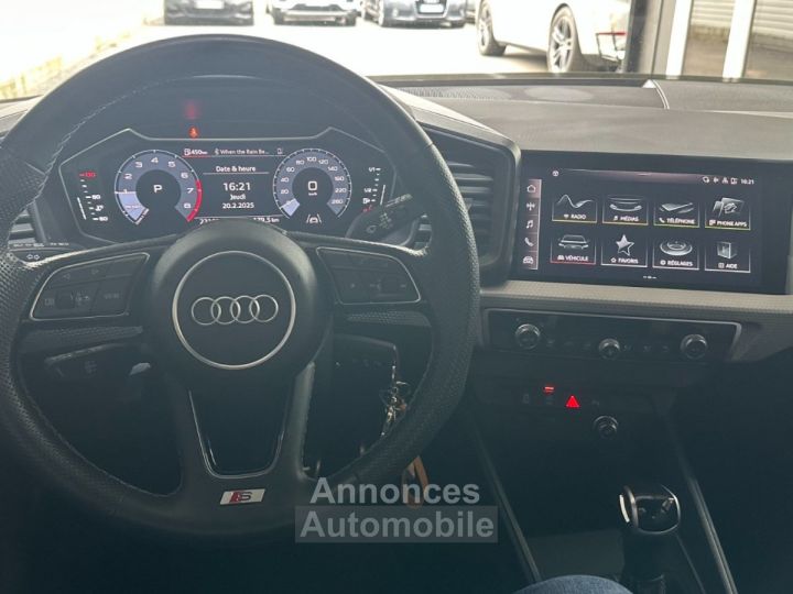 Audi A1 Sportback S Line 95 ch 25 TFSI S tronic 7 Virtual cockpit ~ Apple Carplay ~ Feux full led - 9