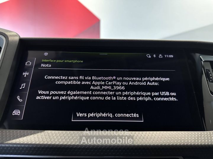 Audi A1 Sportback 25 TFSI 95 ch S tronic 7 Advanced - 30