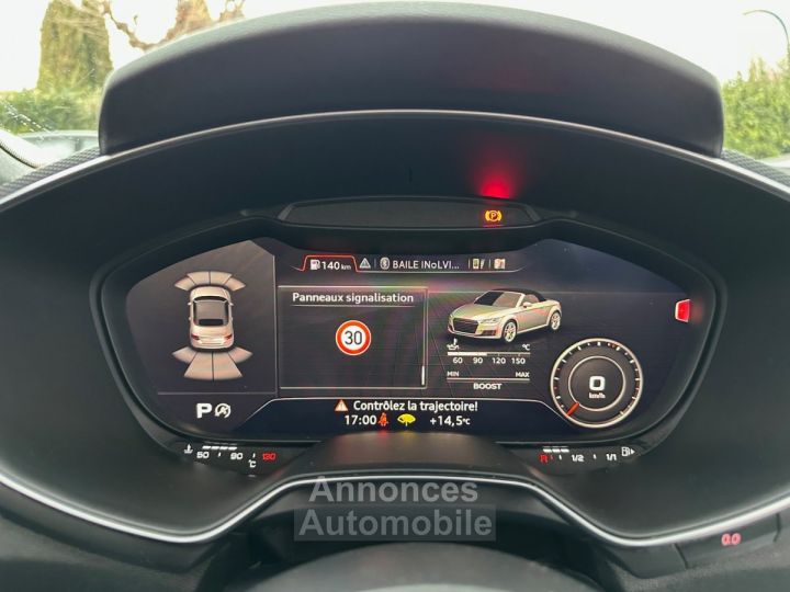 Audi TTS ROADSTER 20 TFSI 310 S tronic 6 Quattro - CHAUFFE NUQUE - CAMERA - BO - 38