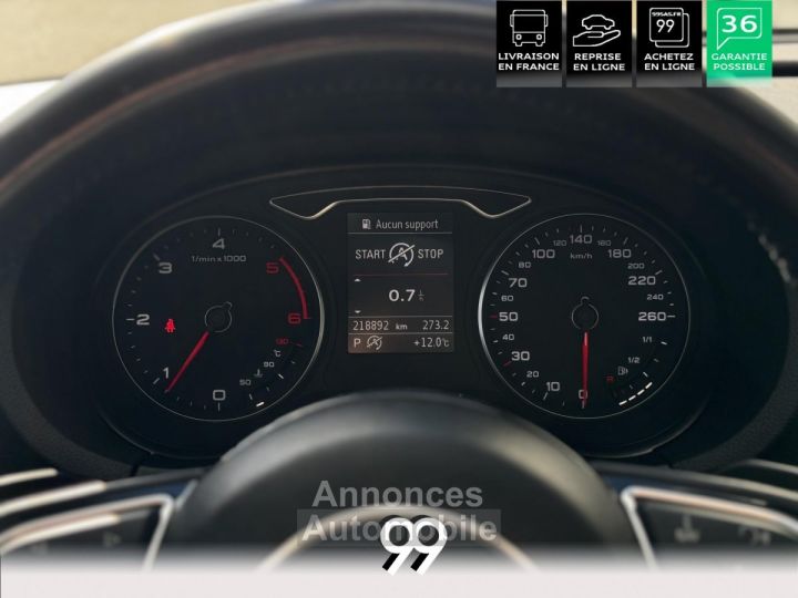 Audi A3 Sportback 20 150CV SLINE ENTRETIENT TO BO LIVRAISON REPRISE - 15