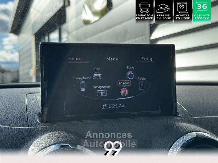 Audi A3 Sportback 20 150CV SLINE ENTRETIENT TO BO LIVRAISON REPRISE - 23