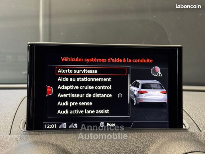 Audi A3 Sportback 30 TDI 116 S tronic 7 Design Luxe SECONDE MAIN - 29