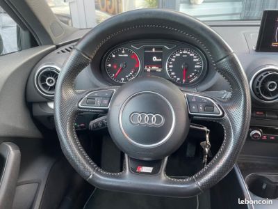 Audi A3 20 TDI 184ch S line- VOLANT SPORT- RADAR AV AR   - 9