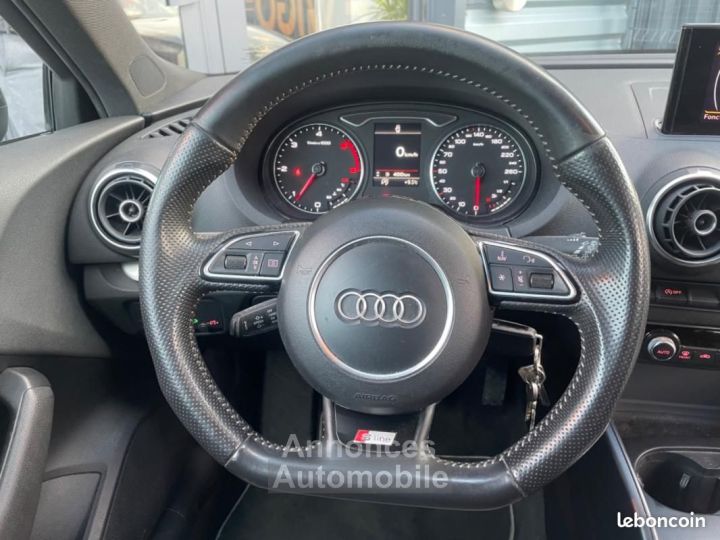 Audi A3 20 TDI 184ch S line- VOLANT SPORT- RADAR AV AR - 9