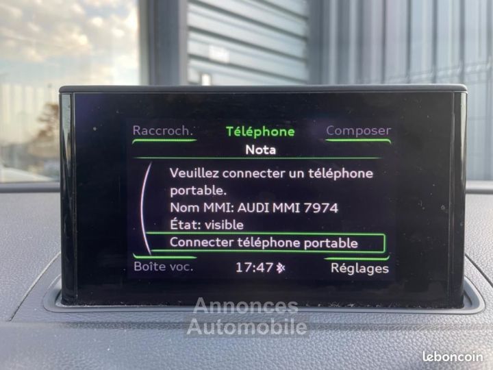 Audi A3 20 TDI 184ch S line- VOLANT SPORT- RADAR AV AR - 11