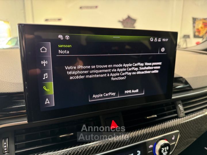 Audi RS5 SPORTBACK V6 29 TFSi 450 Tiptronic 8 Quattro Sportback Pack RS COMPETITION Carbone - 28