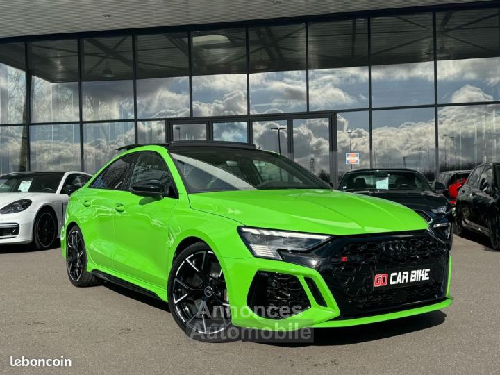 Audi RS3 Limousine 400CH Quattro MALUS PAYE Garantie 6 ans LED Bang & Olufsen Sièges RS Toit Ouvrant Pack Black Carplay 19P 659-mois - 1