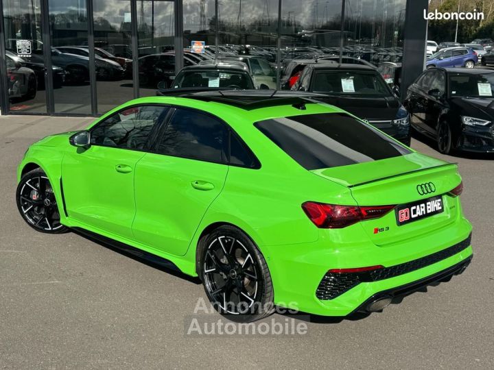 Audi RS3 Limousine 400CH Quattro MALUS PAYE Garantie 6 ans LED Bang & Olufsen Sièges RS Toit Ouvrant Pack Black Carplay 19P 659-mois - 4