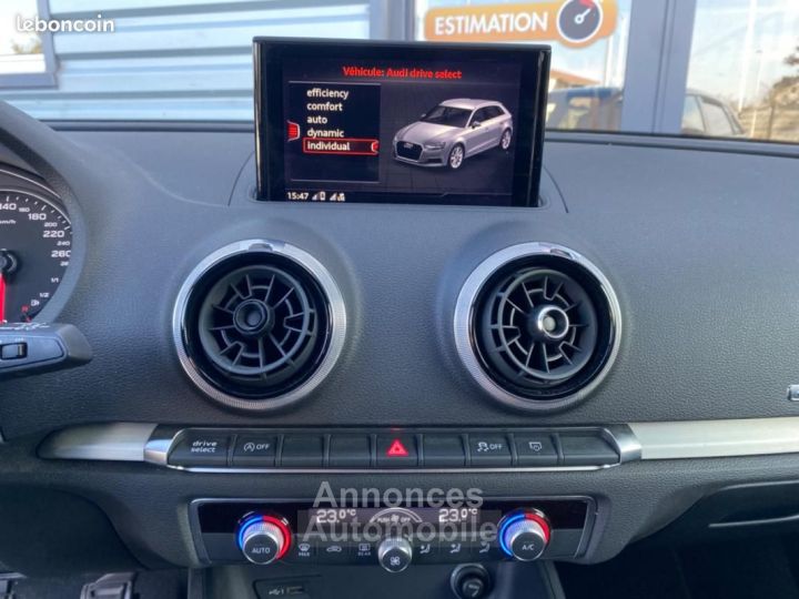 Audi A3 Sportback 15 TFSI 150ch S-LINE CARPLAY Entretien - 15