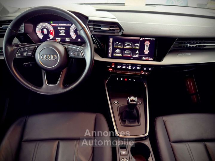 Audi A3 Sportback 20TDi 1ERPRO COCKPIT JANTES19 CUIR PDC - 15