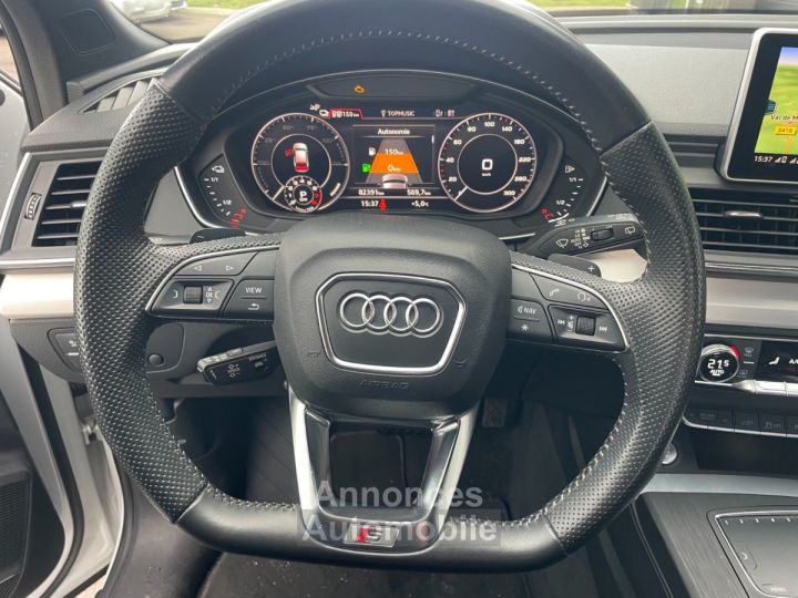 Audi Q5 55 tfsi e 367 s tronic 7 quattro line hybride rechargeable avec toit ouvrant audio bang and olufsen - 13