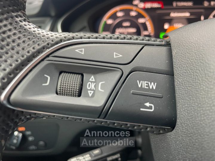 Audi Q5 55 tfsi e 367 s tronic 7 quattro line hybride rechargeable avec toit ouvrant audio bang and olufsen - 23
