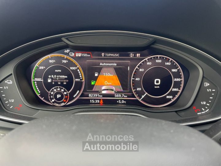 Audi Q5 55 tfsi e 367 s tronic 7 quattro line hybride rechargeable avec toit ouvrant audio bang and olufsen - 28