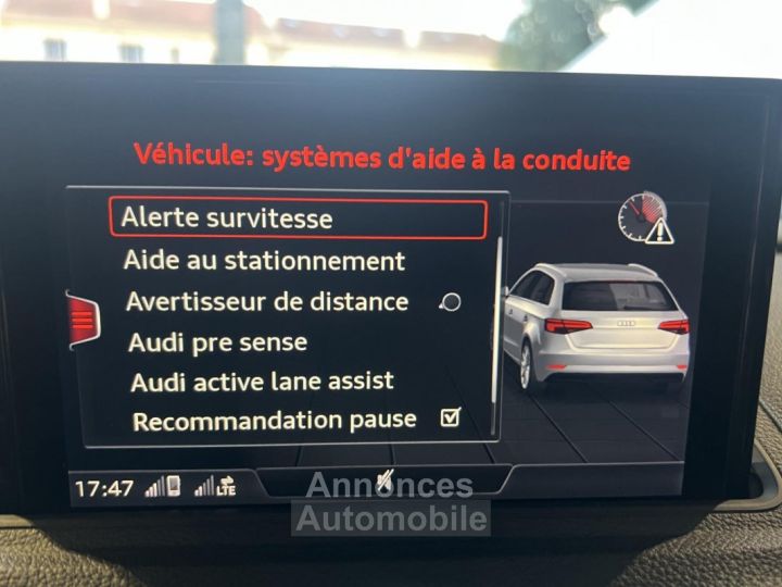 Audi A3 Sportback S3 Quattro 20 TFSI - 310 - BV S-tronic S3 8V  PHASE 2 - 44