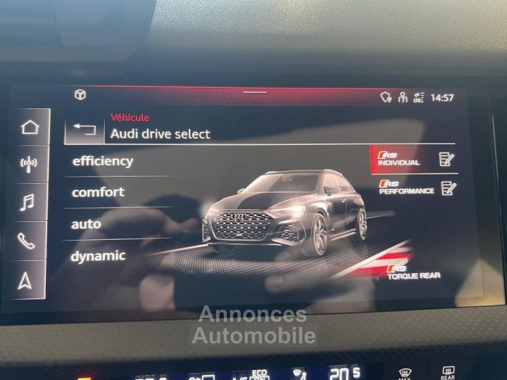 Audi RS3 Sportback Quattro 25 TFSI - 400 - BV S-tronic 8Y SPORTBACK  PHASE 1 - 45