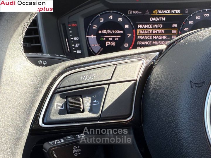 Audi A1 Sportback 30 TFSI 116 ch S tronic 7 Advanced - 17