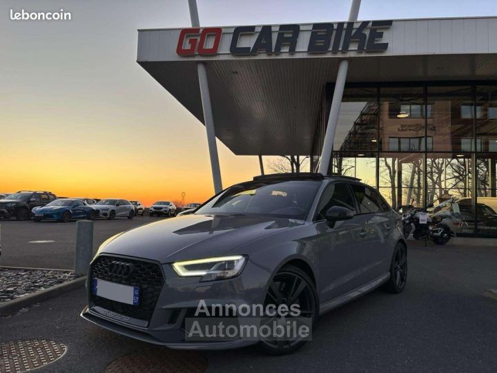 Audi RS3 Sportback TFSI 400CH S-tronic Malus payé Suivie complet Garantie 6 ans Toit ouvrant Baquets RS chauffants Pack black Caméra de recul Bang & Olufsen 19 - 1