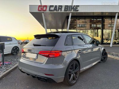 Audi RS3 Sportback TFSI 400CH S-tronic Malus payé Suivie complet Garantie 6 ans Toit ouvrant Baquets RS chauffants Pack black Caméra de recul Bang & Olufsen 19   - 2