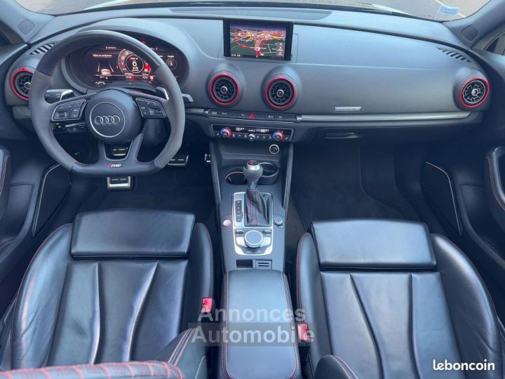 Audi RS3 Sportback TFSI 400CH S-tronic Malus payé Suivie complet Garantie 6 ans Toit ouvrant Baquets RS chauffants Pack black Caméra de recul Bang & Olufsen 19 - 4