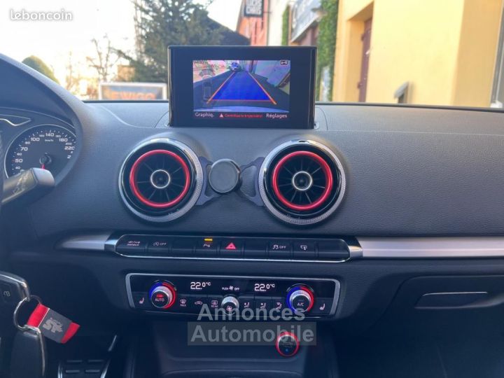 Audi A3 Sportback 14 COD 150 TFSI S-LINE S-TRONIC BVA-TOIT OUVRANT-SIEGE CHAUFFANTS GARANTIE 6 - 16