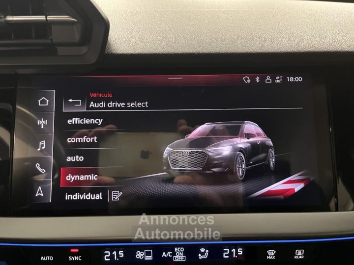 Audi A3 Sportback 14 40 TFSI e - 204 - BV S-Tronic 6 Design - 21