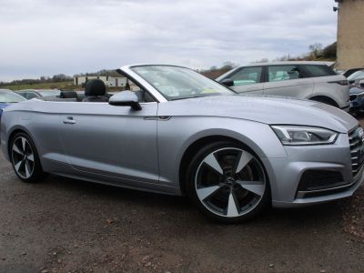 Audi A5 CABRIOLET S-LINE 2L TDI 150 CV GPS 3D FULL LED JA19 ATTELAGE PK HIVER RÉGULATEUR BLUETOOTH   - 1