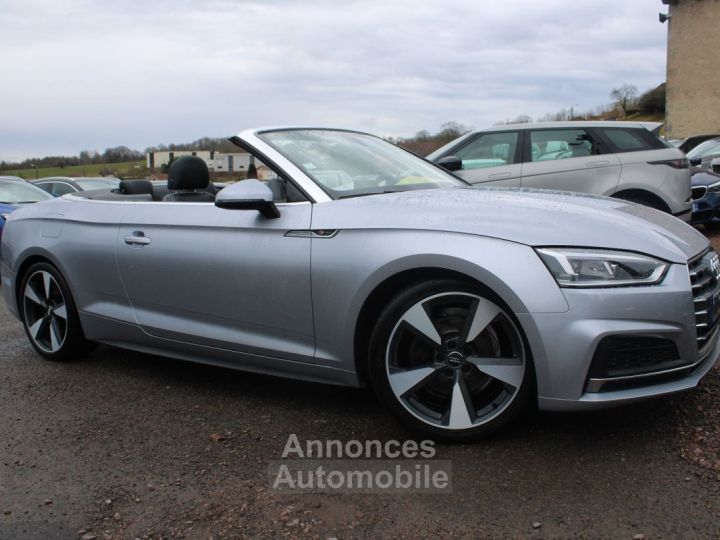 Audi A5 CABRIOLET S-LINE 2L TDI 150 CV GPS 3D FULL LED JA19 ATTELAGE PK HIVER RÉGULATEUR BLUETOOTH - 1