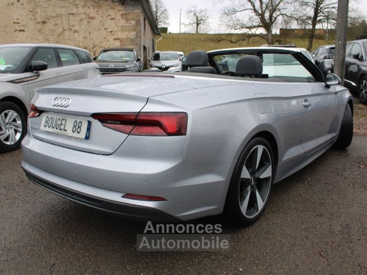 Audi A5 CABRIOLET S-LINE 2L TDI 150 CV GPS 3D FULL LED JA19 ATTELAGE PK HIVER RÉGULATEUR BLUETOOTH - 2