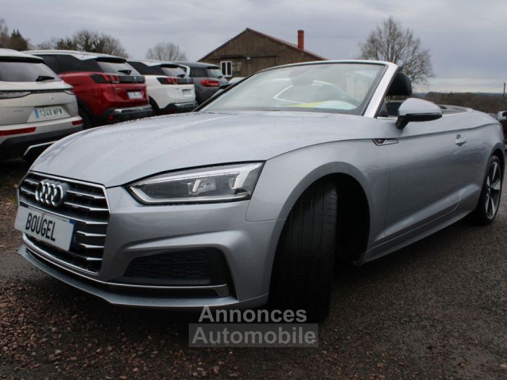 Audi A5 CABRIOLET S-LINE 2L TDI 150 CV GPS 3D FULL LED JA19 ATTELAGE PK HIVER RÉGULATEUR BLUETOOTH - 6